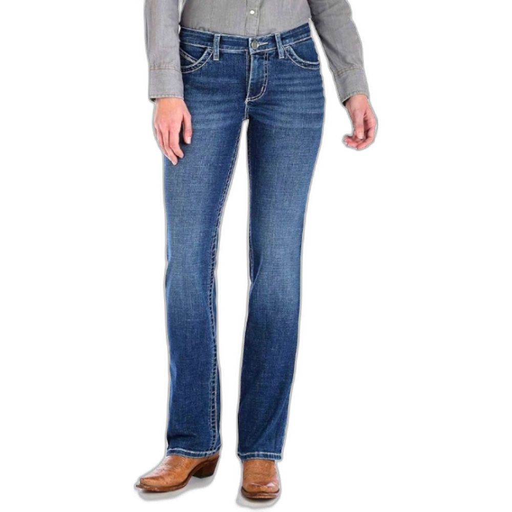 Women's Aura Wranglers Jeans Short Rise Relaxed Fit. 2/P Average